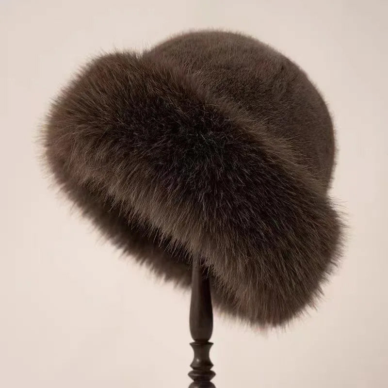 Elinor | Faux Fur Hat With Satin-Like Lining