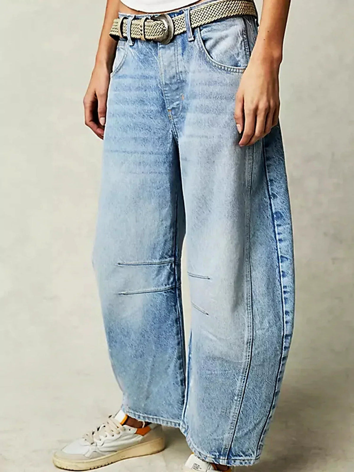 Celia | High-Waisted Barrel-Leg Jeans
