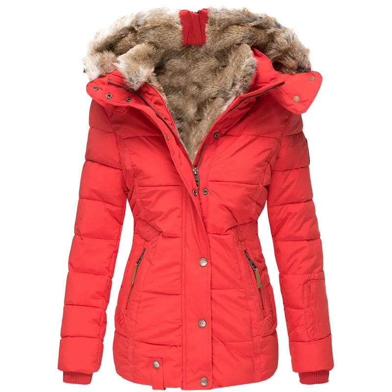 Amy | Quilted Puffer Coat With Plush-Lined Hood