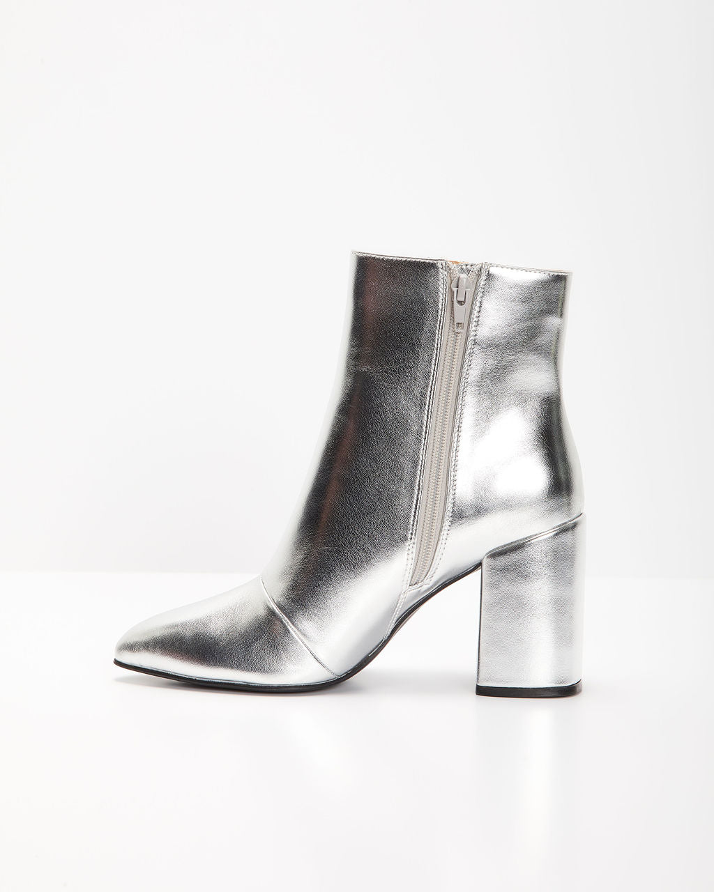 Lisette | Pointed-Toe Ankle Boots With Block Heel