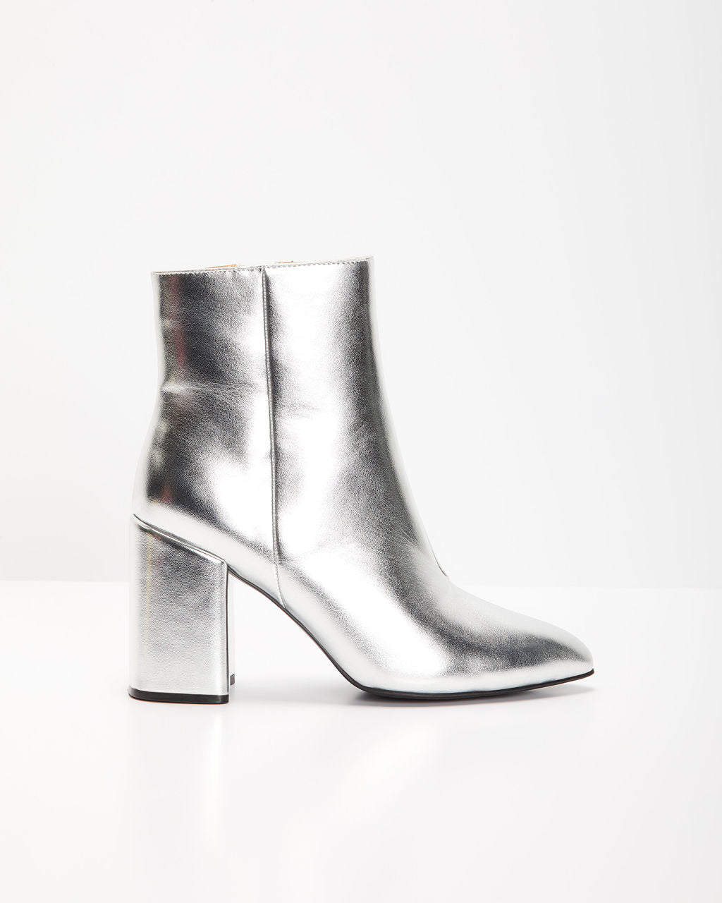 Lisette | Pointed-Toe Ankle Boots With Block Heel