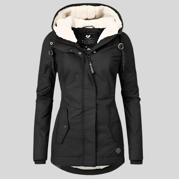 Noelle | Warm Hooded Parka With Faux Fur Lining