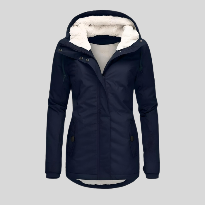 Noelle | Warm Hooded Parka With Faux Fur Lining