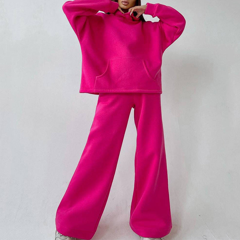 Carlie | Oversized Hoodie And Wide-Leg Pants Set