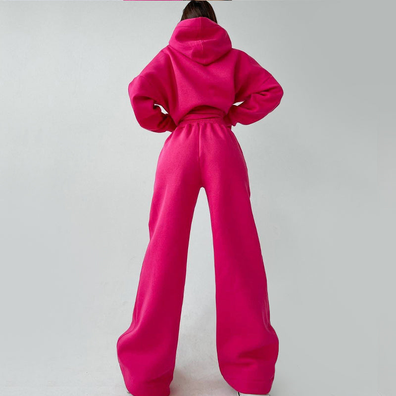 Carlie | Oversized Hoodie And Wide-Leg Pants Set