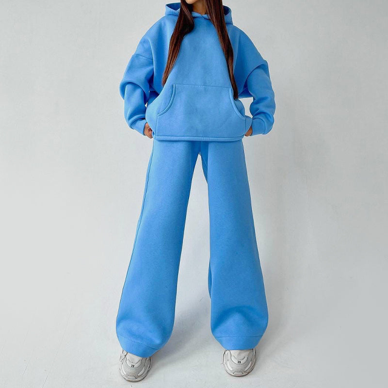 Carlie | Oversized Hoodie And Wide-Leg Pants Set