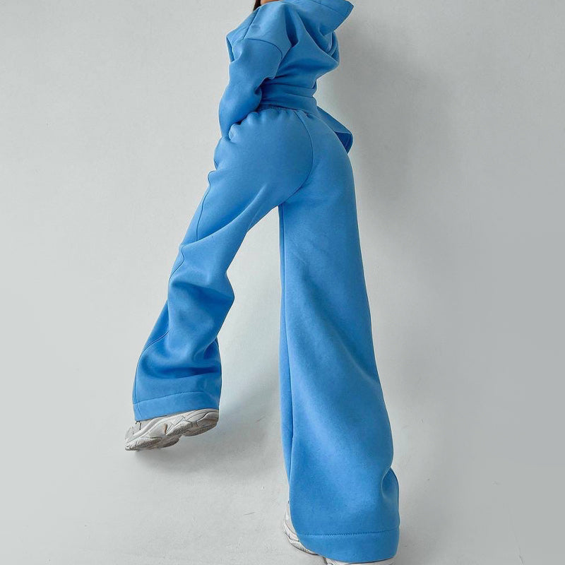 Carlie | Oversized Hoodie And Wide-Leg Pants Set
