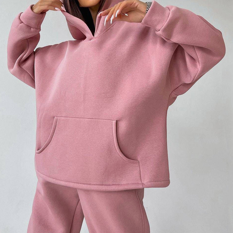 Carlie | Oversized Hoodie And Wide-Leg Pants Set