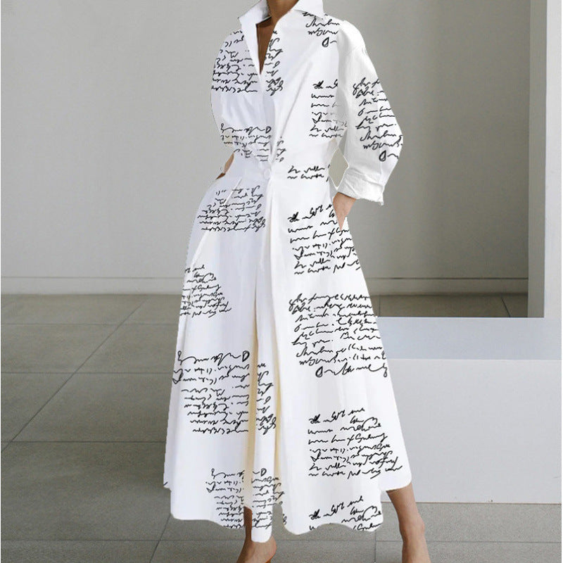 Maria | Collared Maxi Dress With Front Wrap