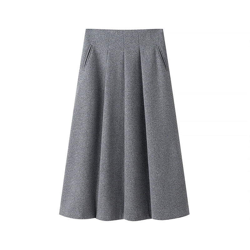 Romy | Blazer And Pleated A-Line Midi Skirt Set