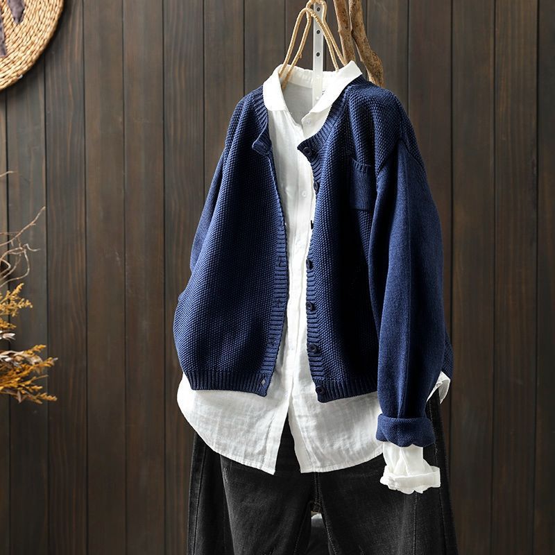 Gillian | Button-Front Knit Cardigan With Pocket