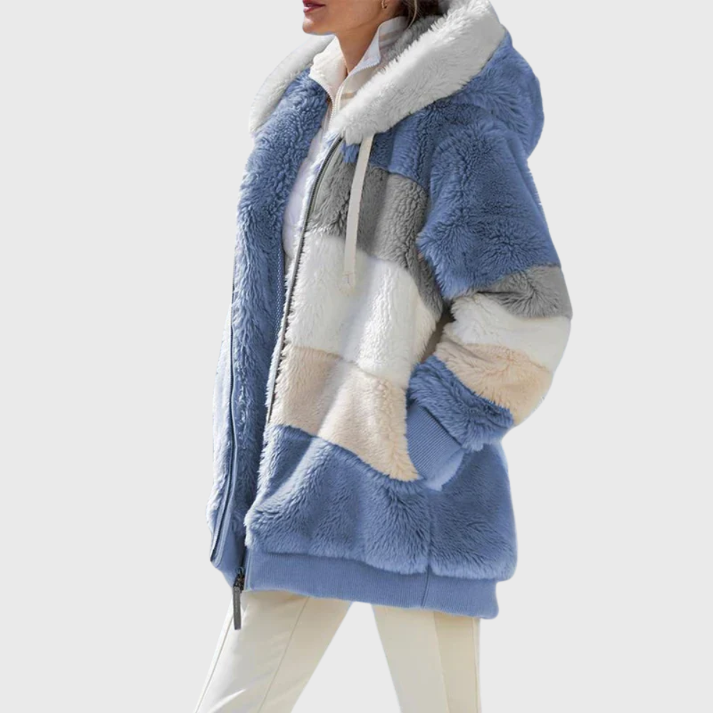 Winona | Hooded Fleece Jacket With Zip Front