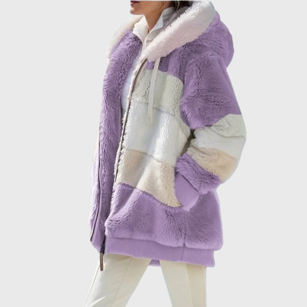 Winona | Hooded Fleece Jacket With Zip Front