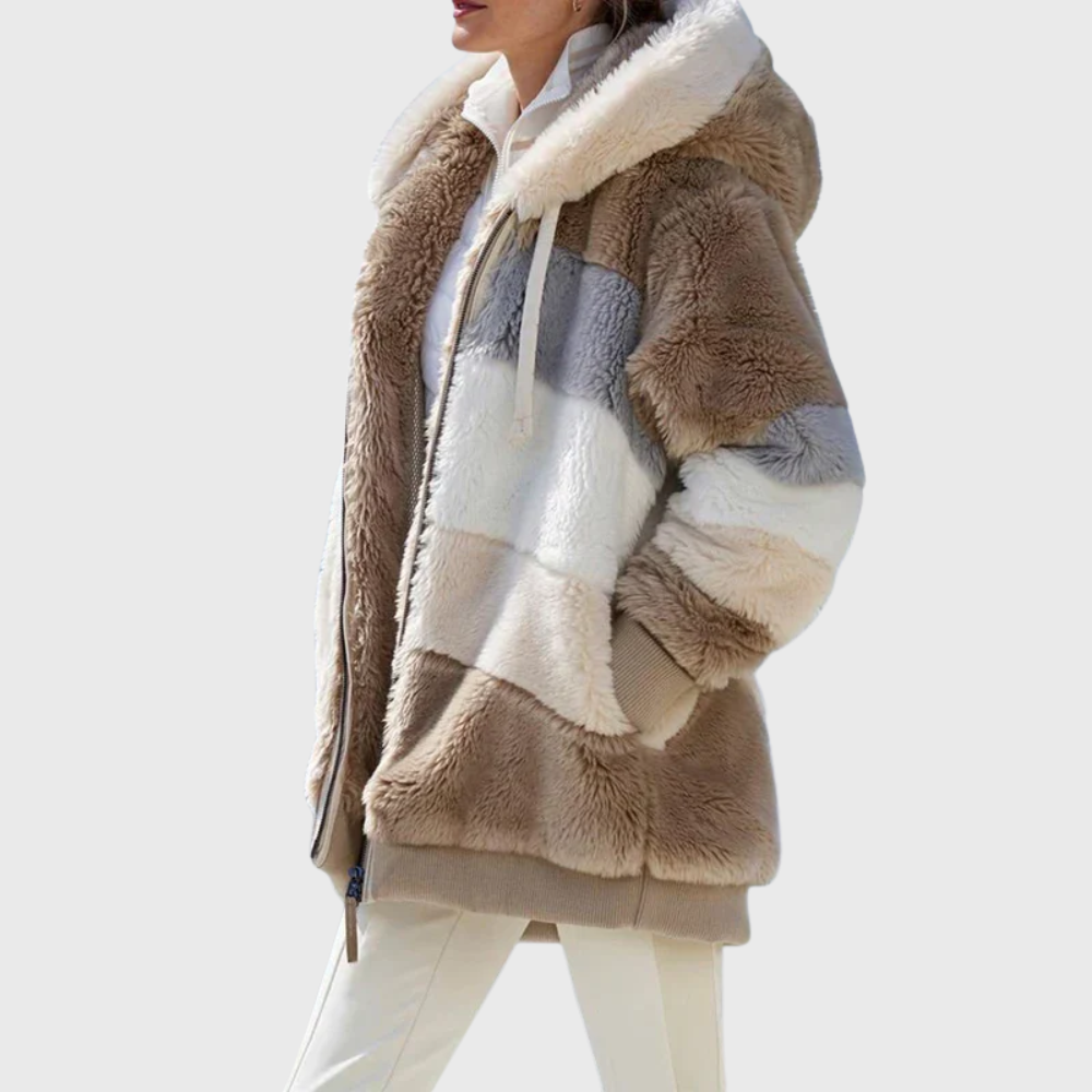 Winona | Hooded Fleece Jacket With Zip Front