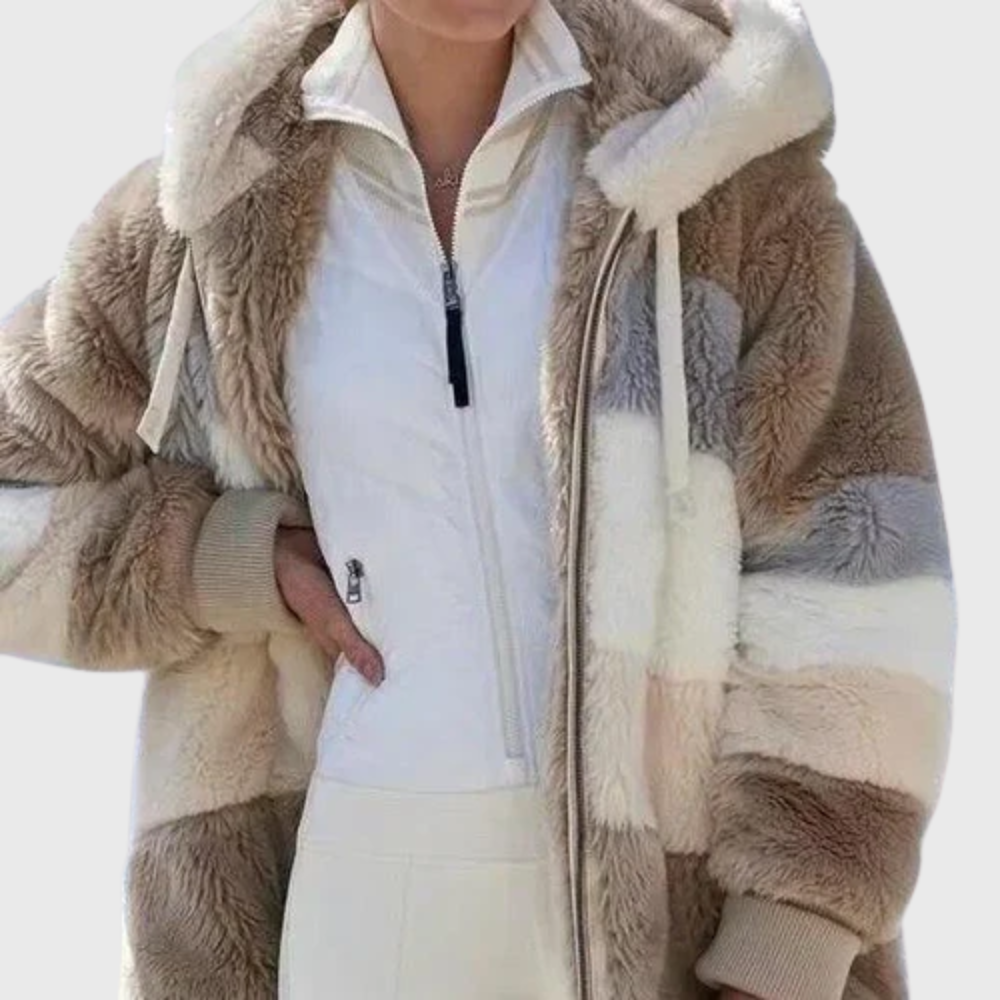 Winona | Hooded Fleece Jacket With Zip Front