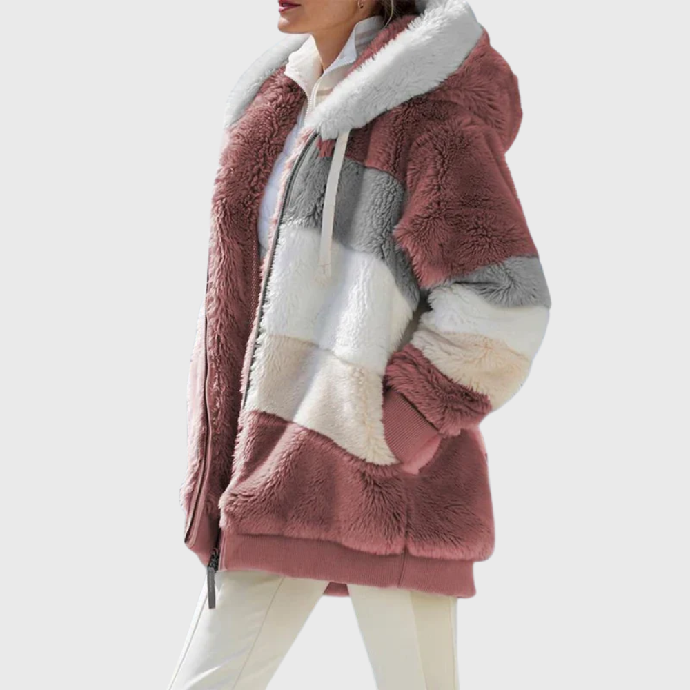 Winona | Hooded Fleece Jacket With Zip Front