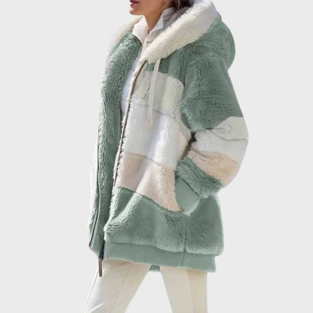 Winona | Hooded Fleece Jacket With Zip Front