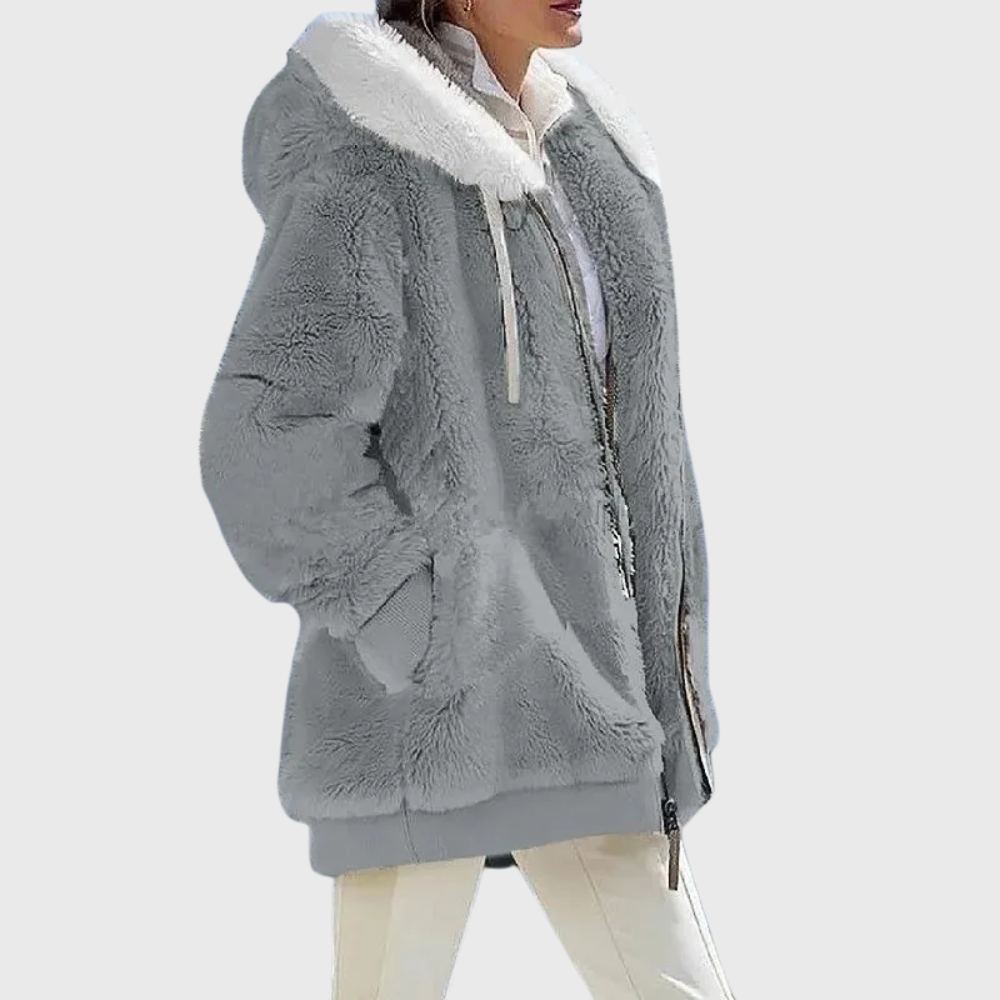Winona | Hooded Fleece Jacket With Zip Front