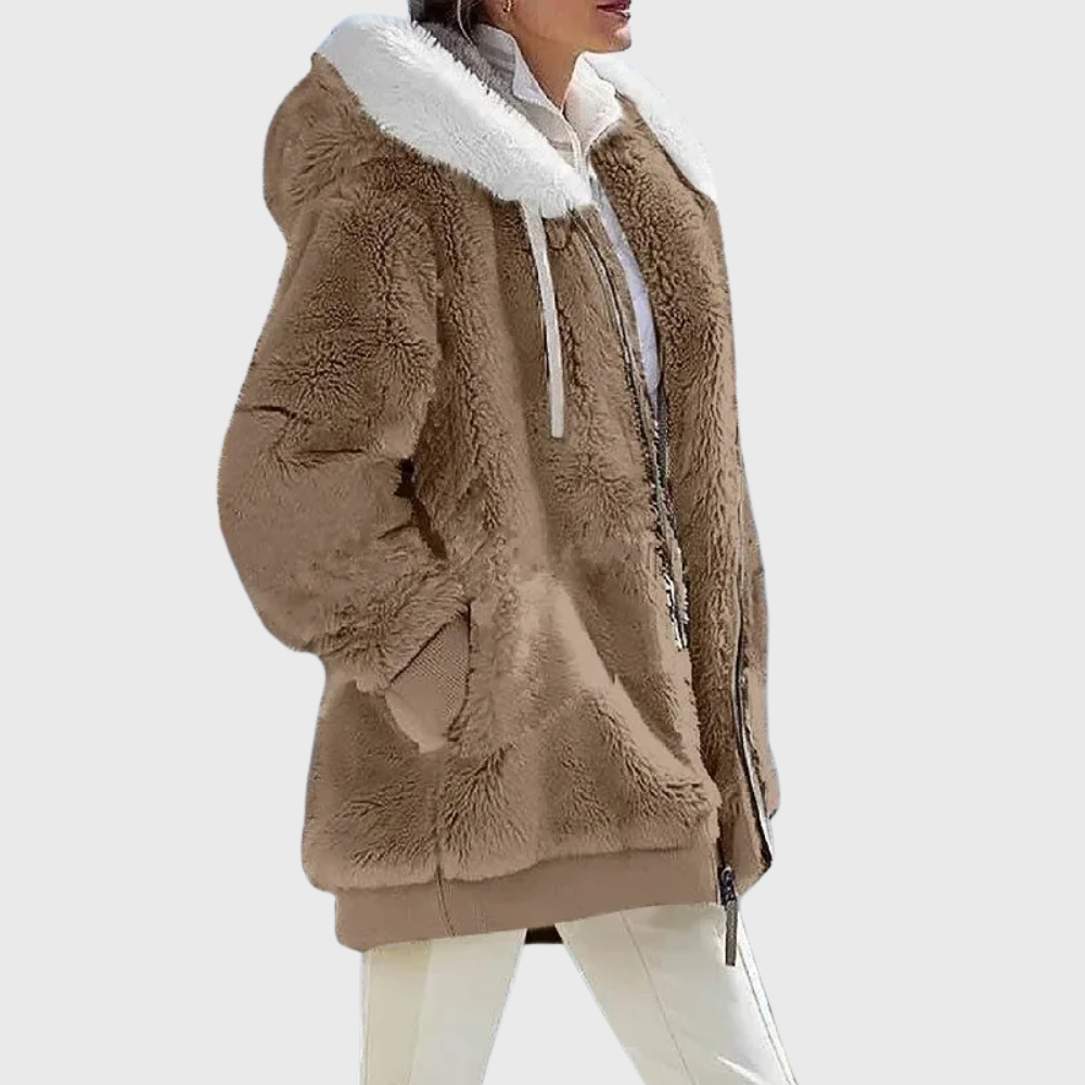 Winona | Hooded Fleece Jacket With Zip Front