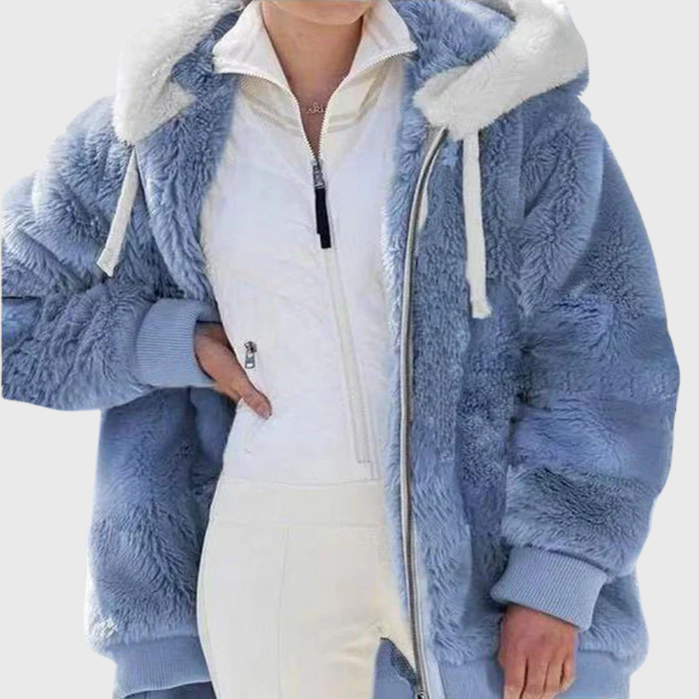 Winona | Hooded Fleece Jacket With Zip Front