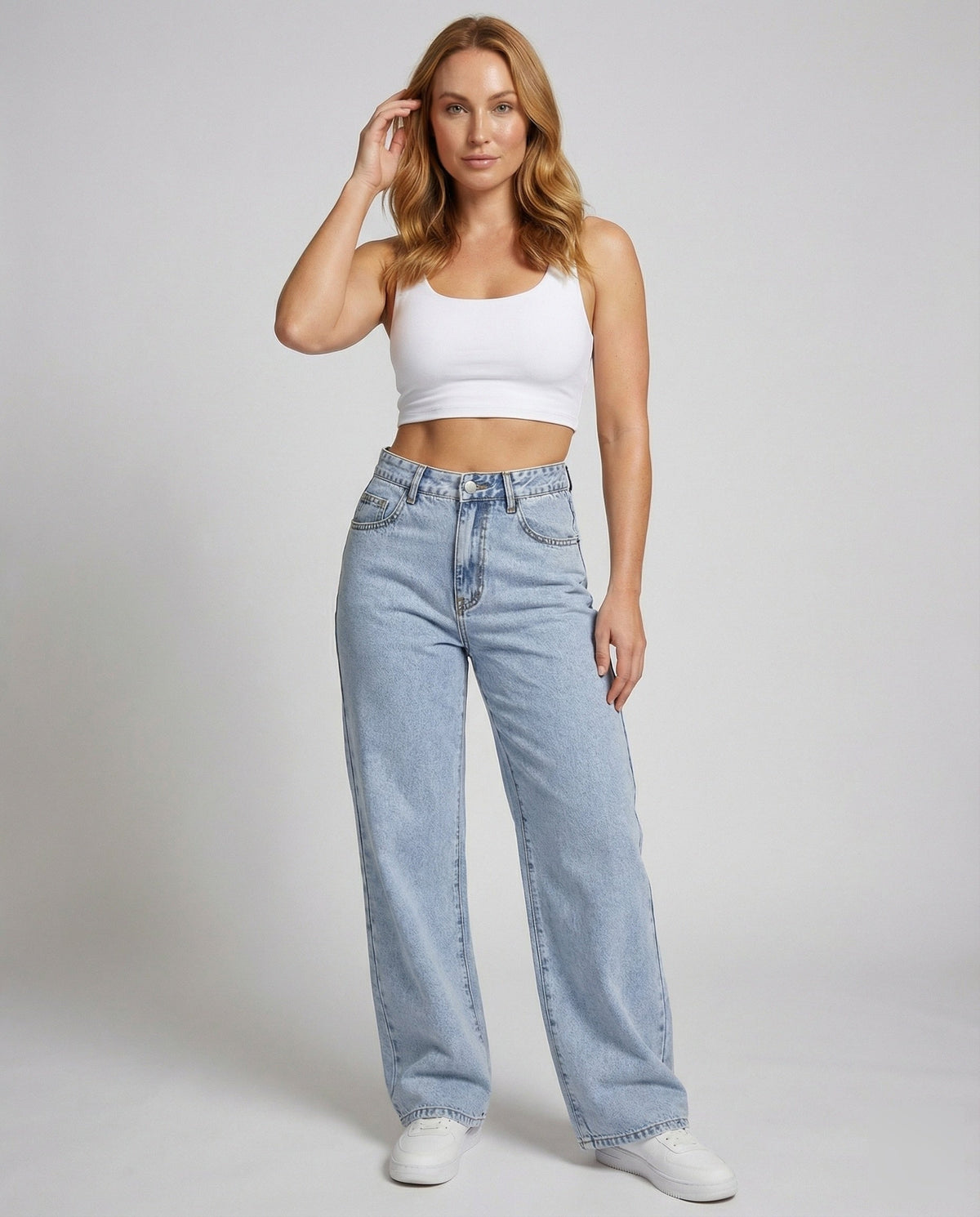 Wendy | High-Waisted Wide-Leg Jeans