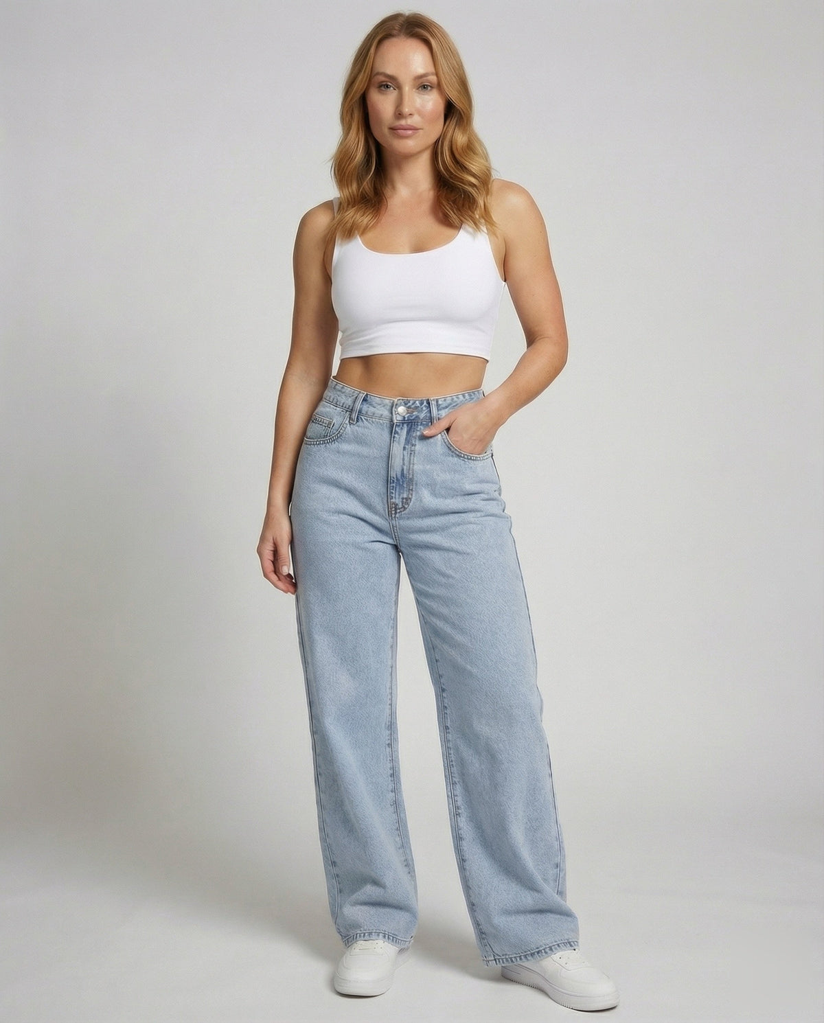 Wendy | High-Waisted Wide-Leg Jeans