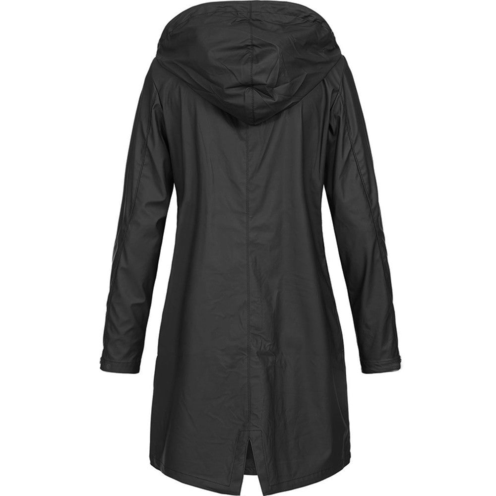 Kendall | Water-Resistant Hooded Long Jacket