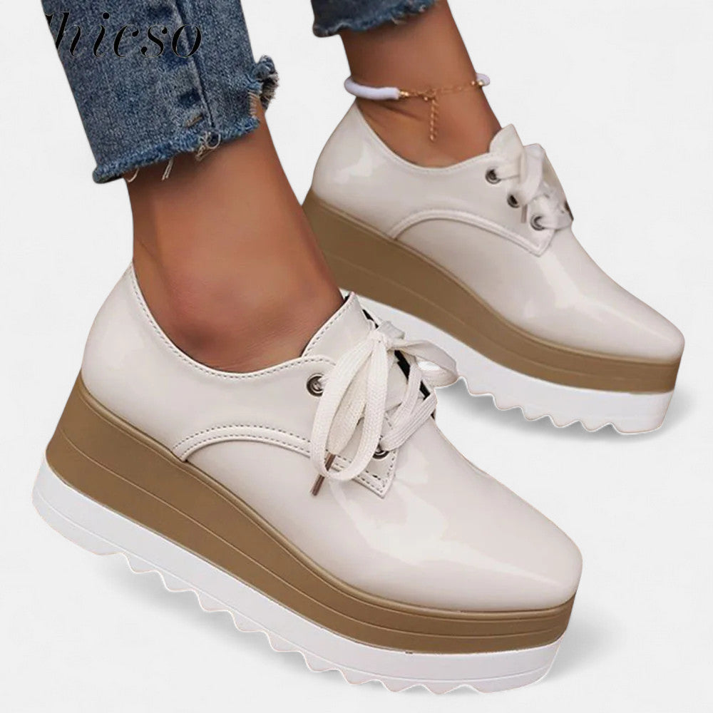 Astrid | Lace-Up Platform Derby Shoes