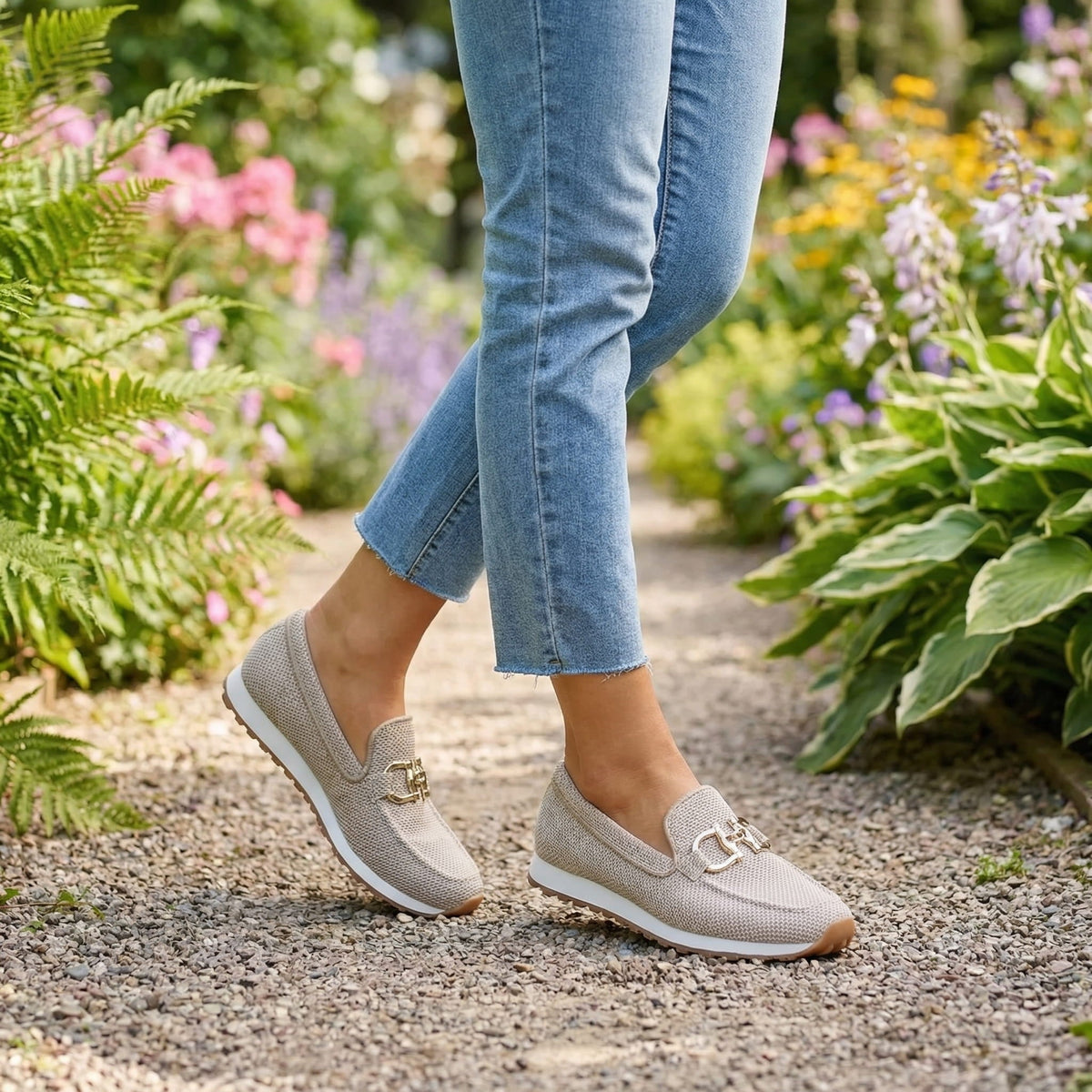 Audrey | Slip-On Sneakers With Buckle Detail