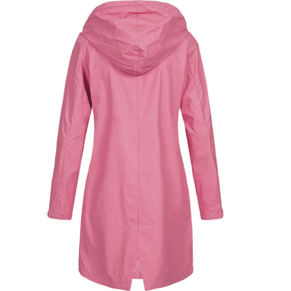 Kendall | Water-Resistant Hooded Long Jacket