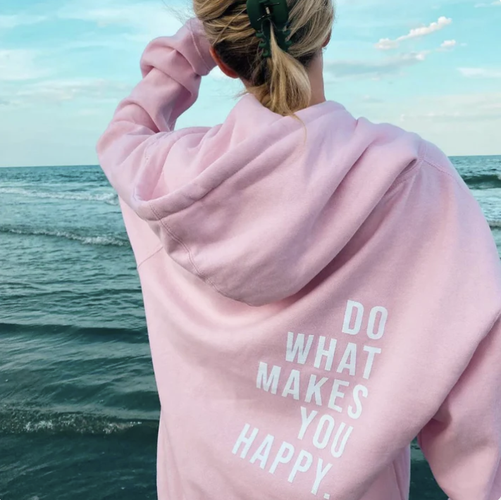 Josephine | Oversized Hoodie With Slogan Back Print