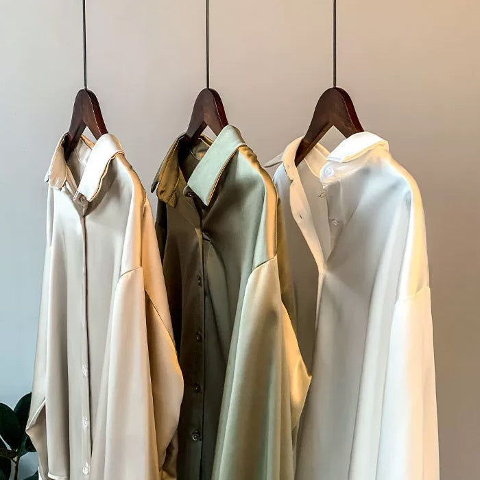Rosamund | Button-Up Blouse With Shirt Collar
