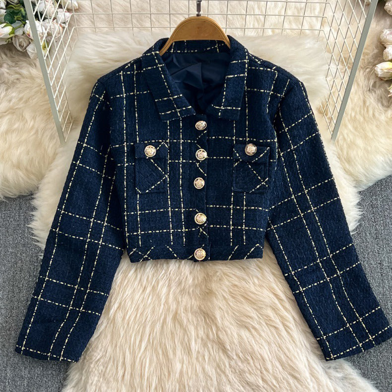 Amabel | Tweed Cropped Jacket And Sleeveless Dress Set