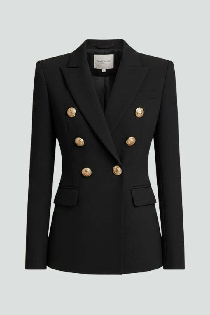 Ainsworth — Double-Breasted Blazer with Gold-Tone Buttons