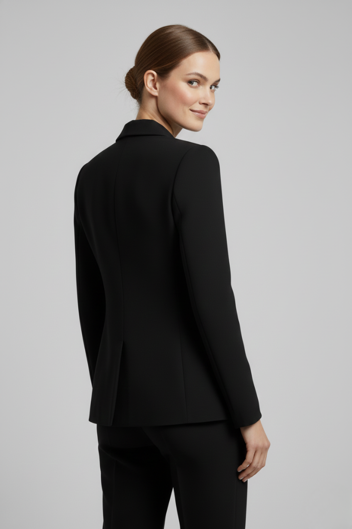 Callie | Double-Breasted Blazer With Gold-Tone Buttons