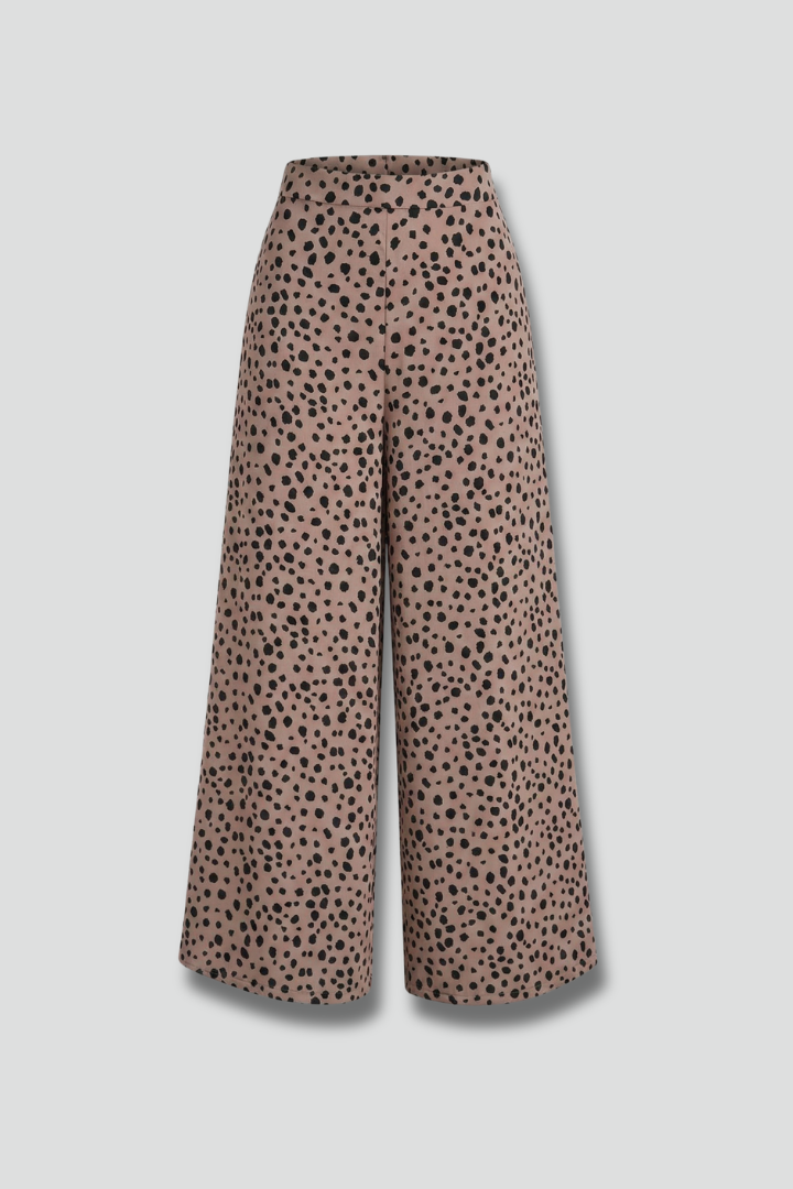 Frances | Leopard Print Wide-Leg Palazzo Pants