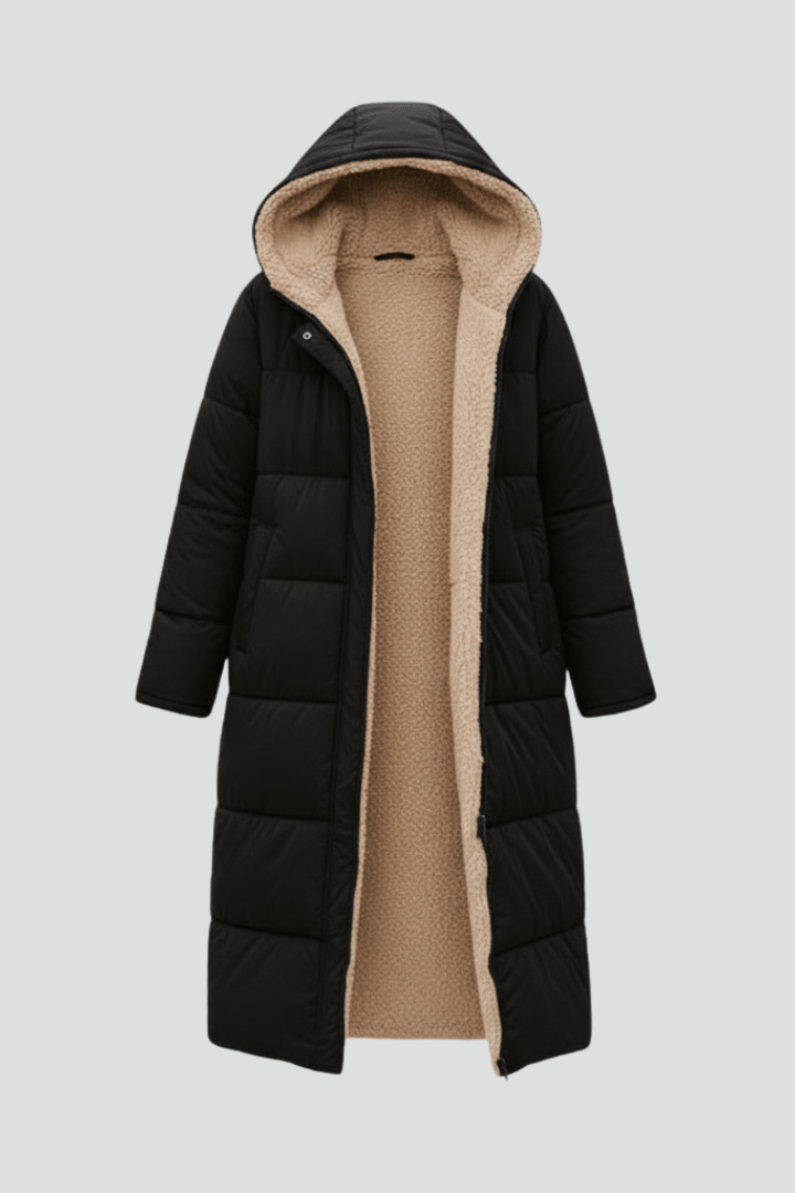 Gloria | Hooded Longline Puffer Coat