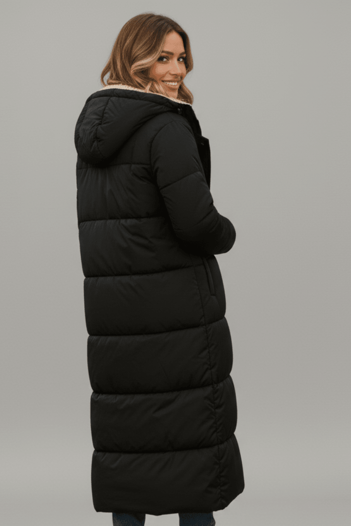 Gloria | Hooded Longline Puffer Coat
