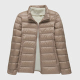 Khaki Stand Collar