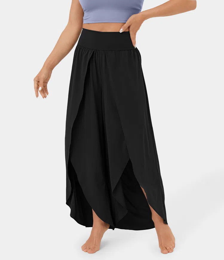 Esther | High-Waist Split Wide-Leg Pants