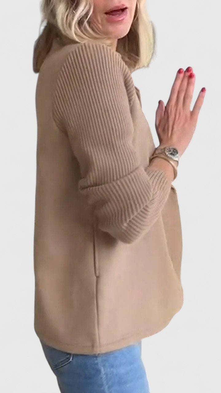 Lilian | Double-Breasted Blazer With Contrast Sleeves