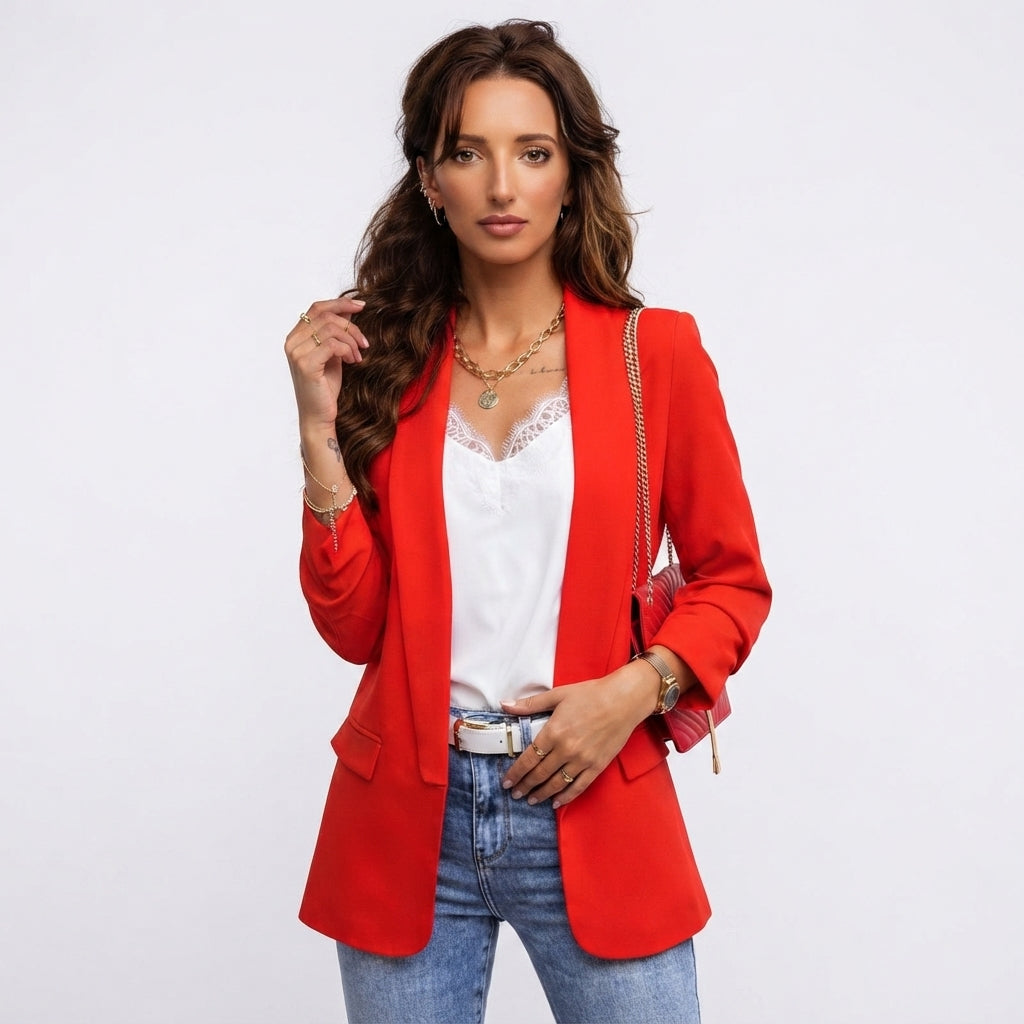 Millie | Single-Button Blazer With Notched Lapels