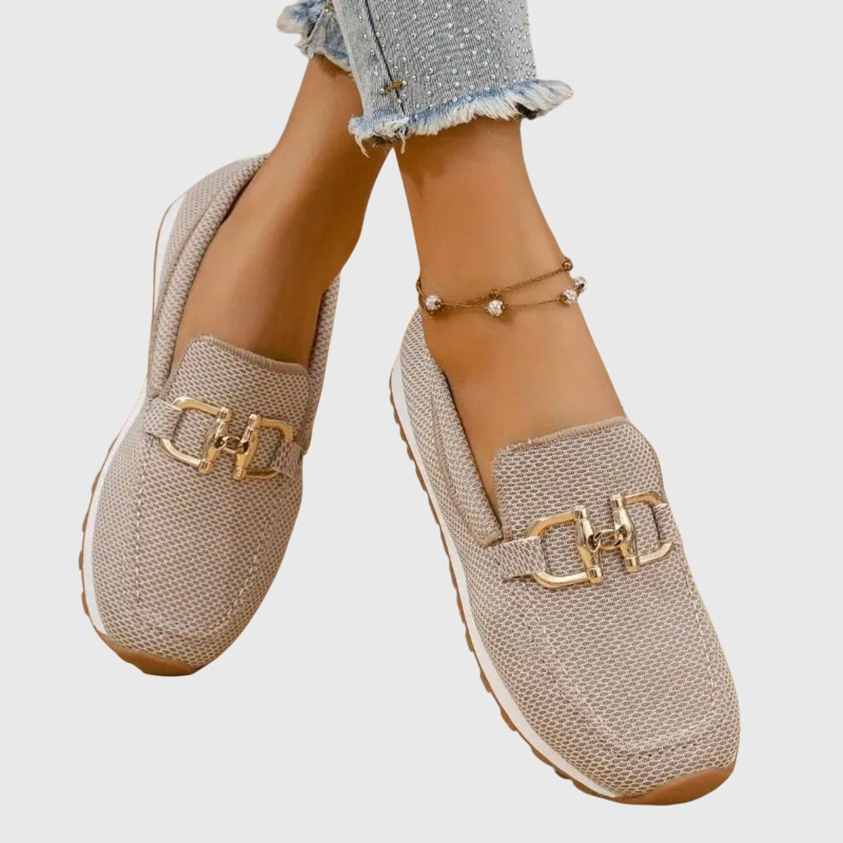 Audrey | Slip-On Sneakers With Buckle Detail