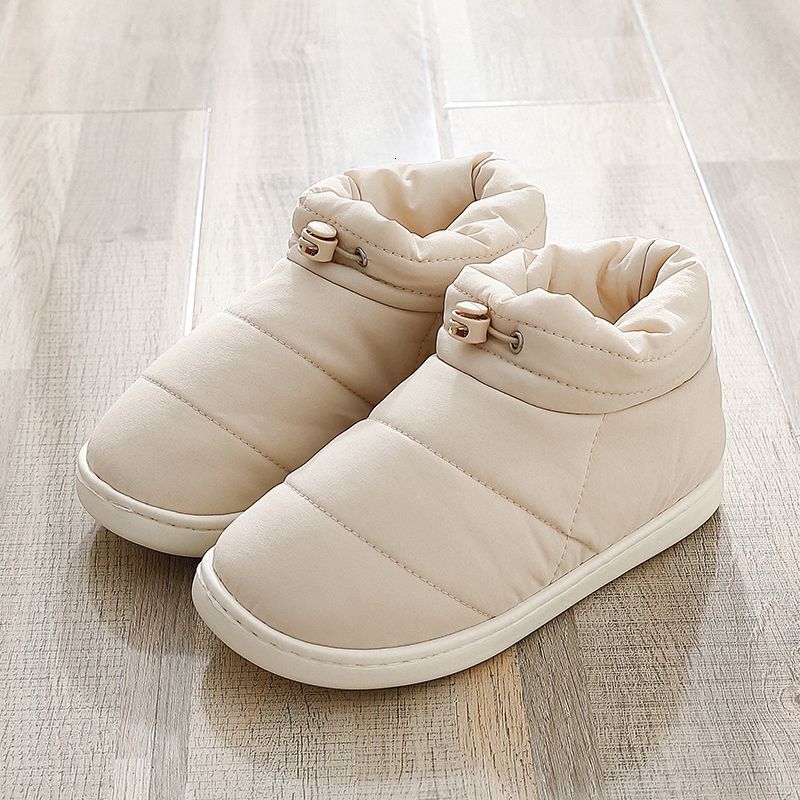Louise | Quilted Snow Boots With Drawstring Collar