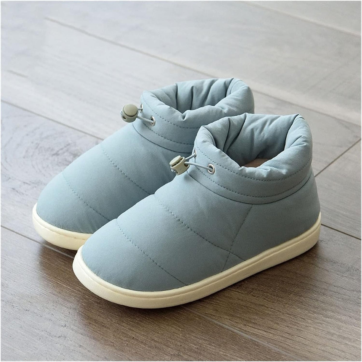 Louise | Quilted Snow Boots With Drawstring Collar