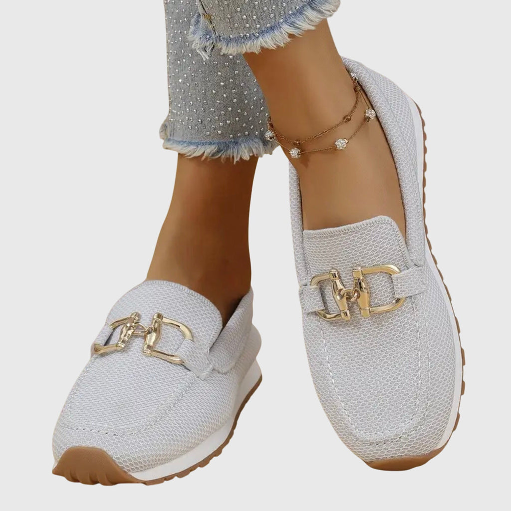 Audrey | Slip-On Sneakers With Buckle Detail