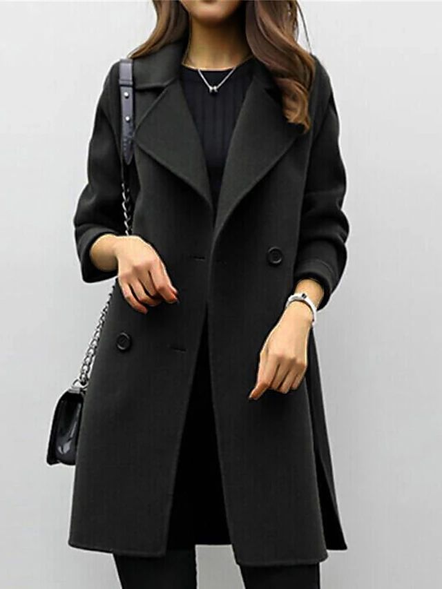Florence | Double-Breasted Mid-Length Coat