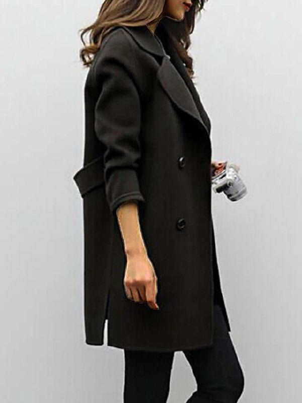 Florence | Double-Breasted Mid-Length Coat