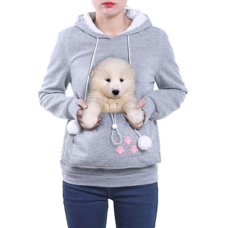 Caroline | Pullover Hoodie With Pet Pouch