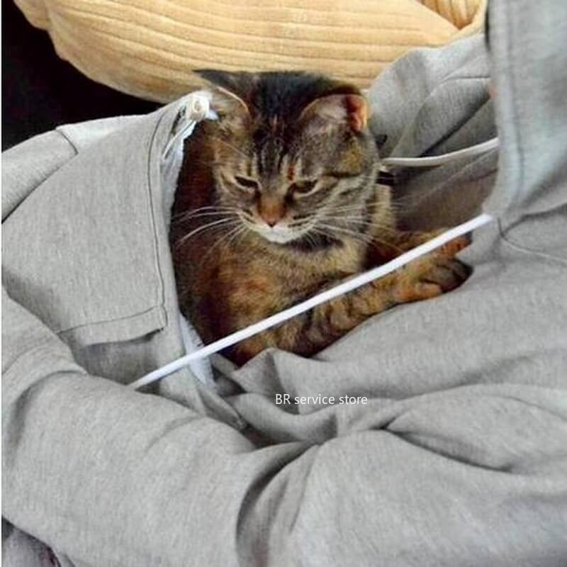 Caroline | Pullover Hoodie With Pet Pouch